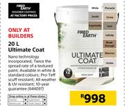 Fired Earth Ultimate Coat-20Ltr