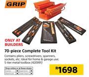 Grip 70 Piece Complete Tool Kit