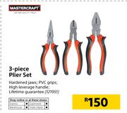Masterkraft 3 Piece Plier Set