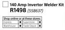Disston 140 Amp DC Inverter Welder Kit