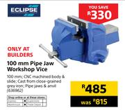 Eclipse 100mm Pipe Jaw Workshop Vice