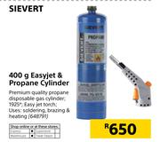 Sievert 400g Easyjet & Propane Cylinder