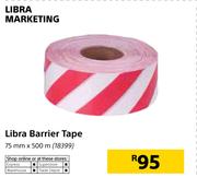 Libra Barrier Tape 75mm x 500m