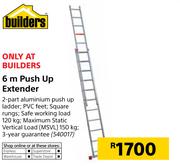 Builders 6m Push Up Extender