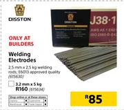 Disston Welding Electrodes 2.5mm-2.5Kg