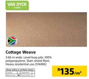 Van Dyck Cottage Weave-Per Sqm