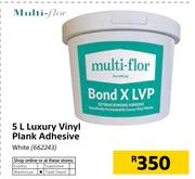Multi Flor Luxury Vinyl Plank Adhesive (White)-5Ltr