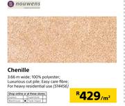 Nouwens Chenille-Per Sqm
