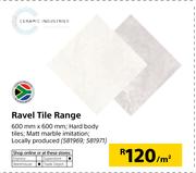 Ravel Tile Range-Per Sqm