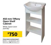450mm Tiffany Open Shelf Cabinet (White)