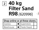 BlueChem 40Kg Filter Sand
