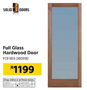 Solid Doors Full Glass Hardwood Door FC9 SD3