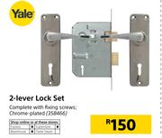 Yale 2 Lever Lock Set