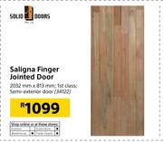 Solid Saligna Jointed Door-2032mm x 813mm