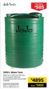 Jojo 5000Ltr Water Tank