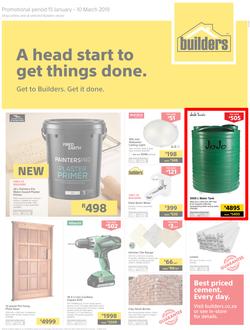 Builders KZN & EL : A Head Start To Get Things Done (15 Jan - 10 March 2019), page 1