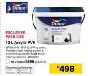 Dulux Acrylic PVA-10Ltr