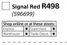 Fired Earth Gloss Enamel Signal Red-5Ltr