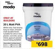 Fired Earth Matt PVA-20Ltr