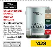 Fired Earth Gloss Enamel-5Ltr