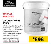 Fired Earth All In One Primer-20Ltr