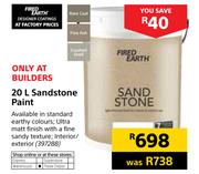Fired Earth Sandstone Paint-20Ltr