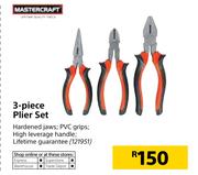 Mastercraft 3 Piece Plier Set