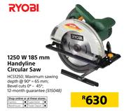 Ryobi 1250W 185mm Handyline Circular Saw HCS1250