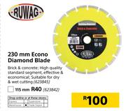 Ruwag 115mm Econo Diamond Blade