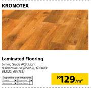 Kronotex Laminated Flooring 6mm Grade AC3-Per Sqm