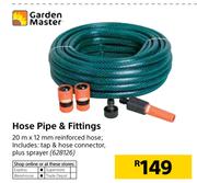 Garden Master Hose Pipe & Fittings