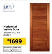 Lotus Horizontal Instyle Door 2032mmX813mm