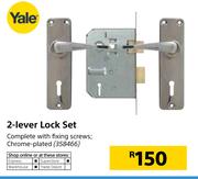 Yale 2 Lever Lock Set