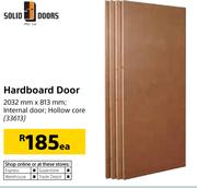 Solid Doors Hardboard Door 2032mmX813mm-Each