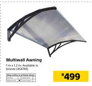 Multiwall Awning 1mX1.2m