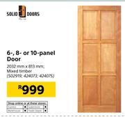 Solid Doors 6, 8 Or 10 Panel Door 2032mmX813mm
