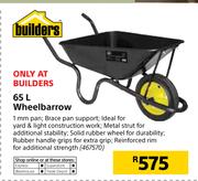 Builders 65L Wheelbarrow