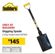 Builders Digging Spade Forged Steel 2.3Kg