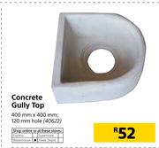 Concrete Gully Top 400mmX400mm, 120mm Hole