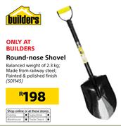 Builders Round Nose Shovel