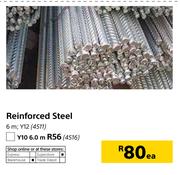 Reinforced Steel 6m Y12-Each