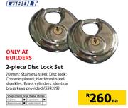 Cobolt 2 Piece 70mm Disc Lock Set-Each