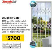 Xpanda DIY Aluglide Gate 1900mm(h)X1800mm(w)