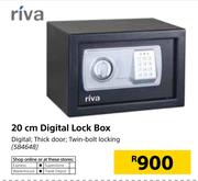 Riva 20cm Digital Lock Box