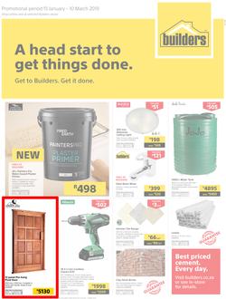 Builders WC & PE : A Head Start To Get Things Done (15 Jan - 10 March 2019), page 1