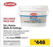 Plascon 10Ltr Polvin Walls & Ceilings