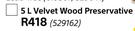 Fired Earth 5Ltr Velvet Wood Preservative