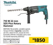 Makita 710W 22mm SDS Plus Rotary Hammer M8700B