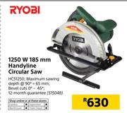 Ryobi 1250W 185mm Handyline Circular Saw HCS1250