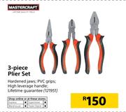 Mastercraft 3 Piece Plier Set